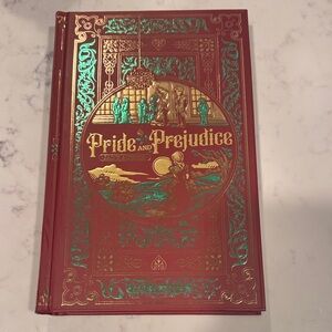 Pride and Prejudice Decorative Coffee Table Book - Gold & Teal Embossed